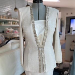 St. John Evening by Marie Gray Suit Sz 12 NWT